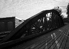 Old abandoned railroad bridge in Jonsered. (Jonsered, Sweden 2009)