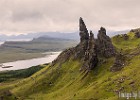 The very interesting landscape in the norhtern parts of Isle of Skye, offers plenty of cool views like this. Here's the Old Man of Storr. (Isle of Skye, Scotland 2012)