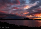 Spectacular sunset. (Intentionally underexposed, not too much PS trickery) (Ljungskile, Sweden 2010)