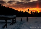 Spectacular Sun pillar phenomenon in the Deje woods. (Deje, Sweden 2010)