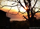 Nice sunset over lake Prespan in the background. (Ljubojno, Macedonia 2011)